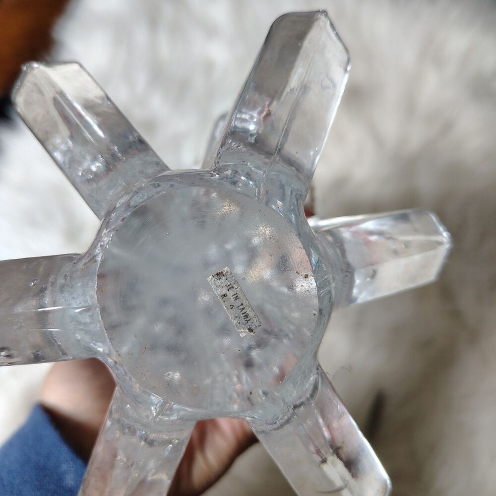 Midwest Imports Clear Glass Vintage Christmas Tree 12" - Picture 4 of 5